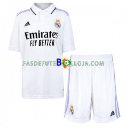 Camisola 1º Equipamento Real Madrid 2022-2023 Manga Curta ,Criança