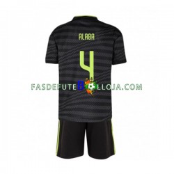 Camisola 3º Equipamento Real Madrid David Alaba 4 2022-2023 Manga Curta ,Criança