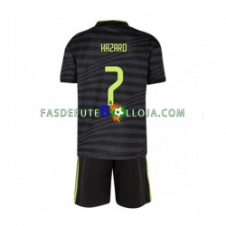 Camisola 3º Equipamento Real Madrid Eden Hazard 7 2022-2023 Manga Curta ,Criança