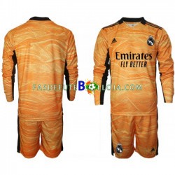 Camisola Guarda-redes 2º Equipamento Real Madrid 2021-2022 Manga Comprida ,Criança