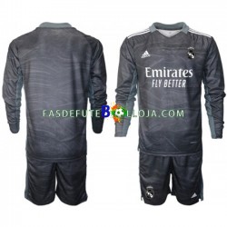 Camisola Guarda-redes 1º Equipamento Real Madrid 2021-2022 Manga Comprida ,Criança