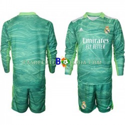 Camisola Guarda-redes 3º Equipamento Real Madrid 2021-2022 Manga Comprida ,Criança