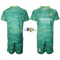 Camisola Guarda-redes 3º Equipamento Real Madrid 2021-2022 Manga Curta ,Criança