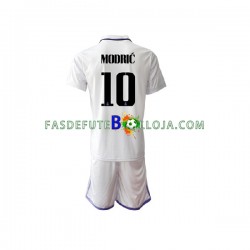 Camisola 1º Equipamento Real Madrid Modrić Luka 10 2022-2023 Manga Curta ,Criança