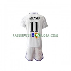 Camisola 1º Equipamento Real Madrid Marco Asensio 11 2022-2023 Manga Curta ,Criança