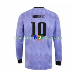 Camisola 2º Equipamento Real Madrid Modrić 10 2022-2023 Manga Comprida ,Homem
