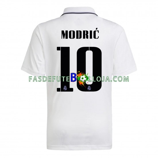 Camisola 1º Equipamento Real Madrid Modrić 10 2022-2023 Manga Curta ,Homem Camisola 1º Equipamento Real Madrid Modrić 10 2022-2023 Manga Curta ,Homem