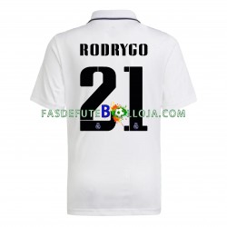 Camisola 1º Equipamento Real Madrid Rodrygo 21 2022-2023 Manga Curta ,Homem