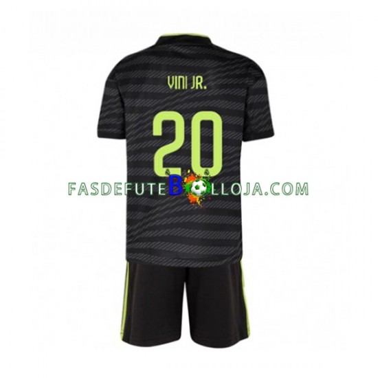 Camisola 3º Equipamento Real Madrid Vinicius Junior 20 2022-2023 Manga Curta ,Criança Camisola 3º Equipamento Real Madrid Vinicius Junior 20 2022-2023 Manga Curta ,Criança