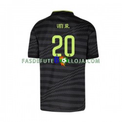 Camisola 3º Equipamento Real Madrid Vinicius Junior 20 2022-2023 Manga Curta ,Homem