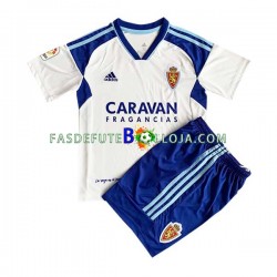 Camisola 1º Equipamento Real Zaragoza 2022-2023 Manga Curta ,Criança
