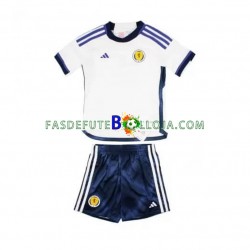 Camisola 2º Equipamento Schottland 2022 Manga Curta ,Criança