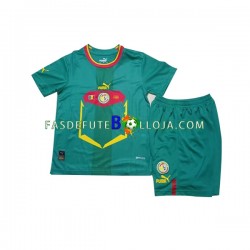 Camisola 2º Equipamento Seleção Senegalesa World Cup 2022 Manga Curta ,Criança