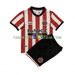 Camisola 1º Equipamento Sheffield United 2022-2023 Manga Curta ,Criança