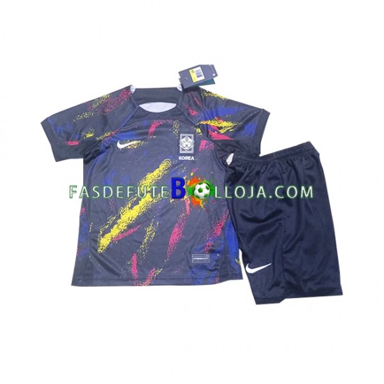 Camisola 2º Equipamento Seleção Sul-Coreana World Cup 2022 Manga Curta ,Criança