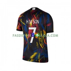 Camisola 2º Equipamento Seleção Sul-Coreana Son Heung-min 7 World Cup 2022 Manga Curta ,Homem