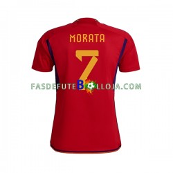 Camisola 1º Equipamento Seleção Espanhola MORATA 7 World Cup 2022 Manga Curta ,Homem