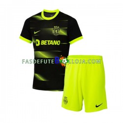 Camisola 2º Equipamento Sporting CP 2022-2023 Manga Curta ,Criança