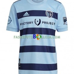 Camisola 1º Equipamento Sporting Kansas City 2022 Manga Curta ,Homem