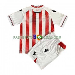 Camisola 1º Equipamento Stoke City 2022-2023 Manga Curta ,Criança