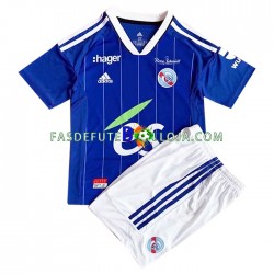 Camisola 1º Equipamento Strasbourg 2022-2023 Manga Curta ,Criança