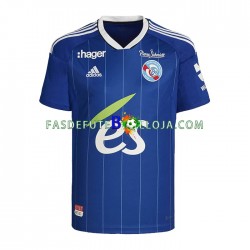 Camisola 1º Equipamento Strasbourg 2022-2023 Manga Curta ,Homem