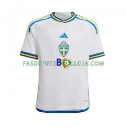 Camisola 2º Equipamento Seleção Sueca 2022 Manga Curta ,Homem