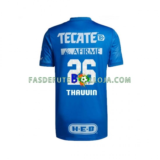Camisola 2º Equipamento Tigres UANL Florian Thauvin 26 2022-2023 Manga Curta ,Homem Camisola 2º Equipamento Tigres UANL Florian Thauvin 26 2022-2023 Manga Curta ,Homem