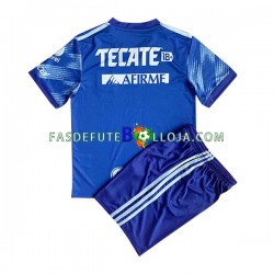 Camisola 2º Equipamento Tigres UANL 2022-2023 Manga Curta ,Criança