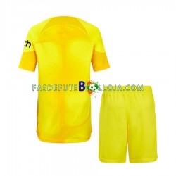 Camisola Guarda-redes 1º Equipamento Tottenham Hotspur 2022-2023 Manga Curta ,Criança