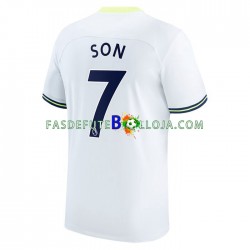 Camisola 1º Equipamento Tottenham Hotspur Son Heung-min 7 2022-2023 Manga Curta ,Homem