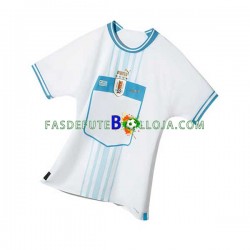 Camisola 2º Equipamento Seleção Uruguaia World Cup 2022 Manga Curta ,Homem