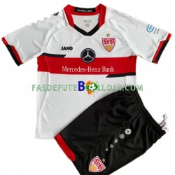 Camisola 1º Equipamento VfB Stuttgart 2021-2022 Manga Curta ,Criança