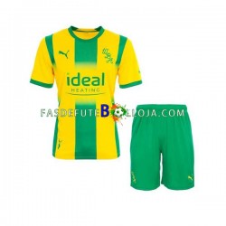 Camisola 2º Equipamento West Bromwich Albion 2022-2023 Manga Curta ,Criança