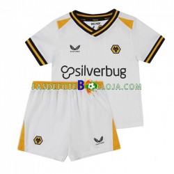 Camisola 3º Equipamento Wolverhampton Wanderers 2022-2023 Manga Curta ,Criança